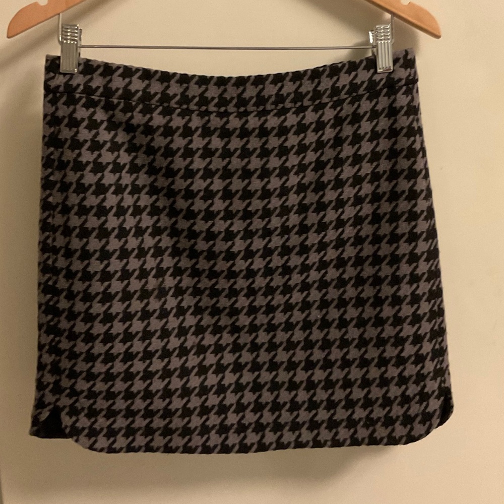 J. Crew Patterned Wool Skirt
